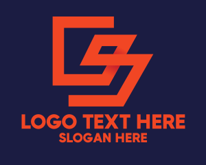 Line - Modern Digital Line logo design