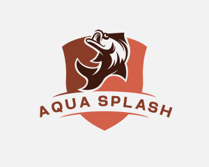 Aquatic Marine Fish logo design