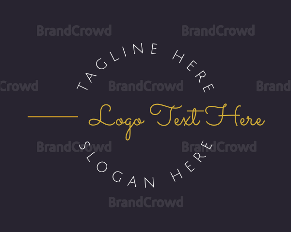 Cursive Luxury Generic Logo