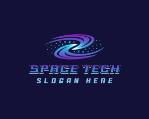 Cosmic Space Galaxy logo design