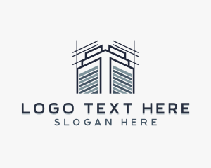 Construction - Property Structure Engineering logo design