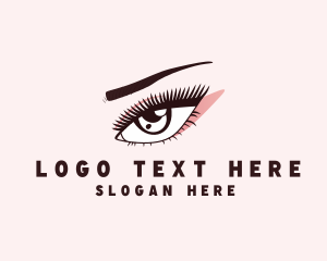 Cosmetic - Beauty Lady Eyebrow logo design