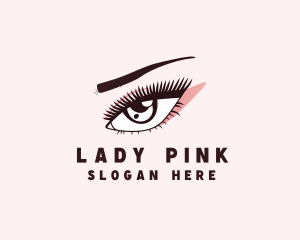 Beauty Lady Eyebrow logo design