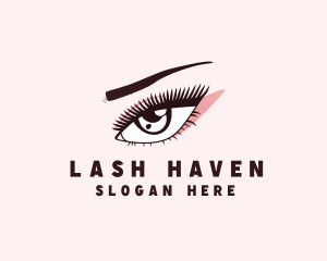 Beauty Lady Eyebrow logo design