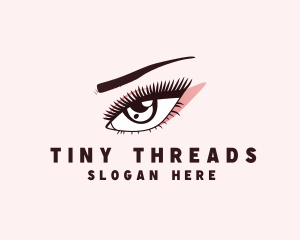 Beauty Lady Eyebrow logo design