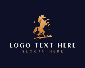 Luxury - Majestic Horse Stallion logo design