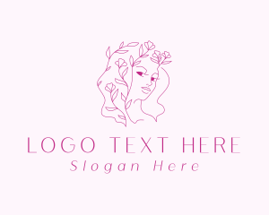 Feminine - Floral Woman Beauty logo design