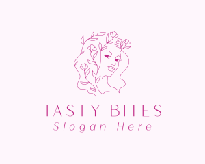 Floral - Floral Woman Beauty logo design