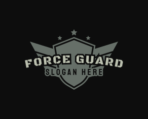 Enforcer - Military Army Shield logo design