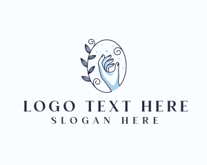 Hand - Floral Hand Boutique logo design