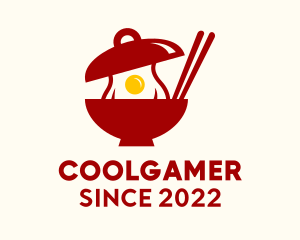 Instant Noodles - Oriental Egg Soup logo design
