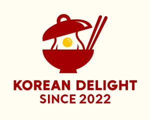 Korean - Oriental Egg Soup logo design