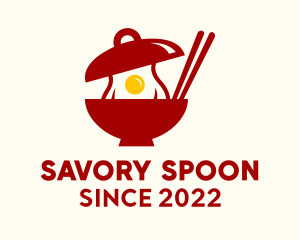 Soup - Oriental Egg Soup logo design