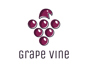 Grapes - Grape Hawk Vineyard logo design