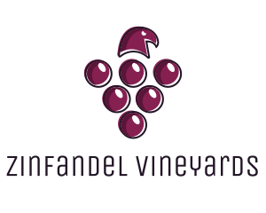 Grape Hawk Vineyard  logo design