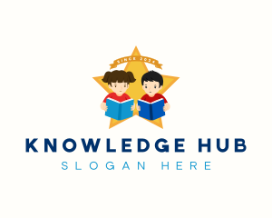 Children Book Education logo design