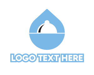 Water Treatment - Water Food Tray logo design