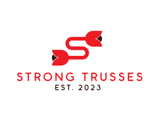 Red Tulip S logo design