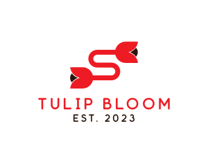 Tulip - Red Tulip S logo design