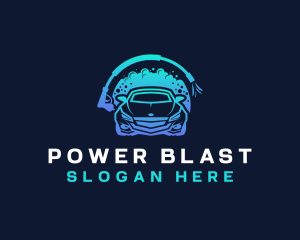 Car Power Wash logo design