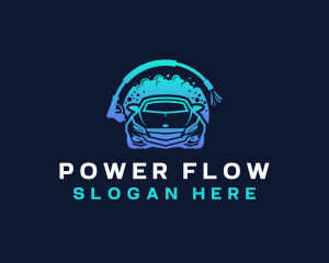 Car Power Wash logo design