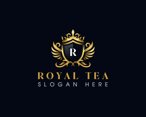 Royal Wings Crown logo design