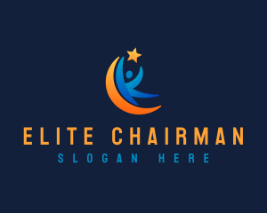 Chairman - Leadership Management People logo design