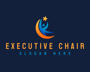 Chairman - Leadership Management People logo design