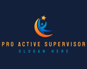 Supervisor - Leadership Management People logo design