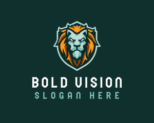 Lion Shield Gaming logo design