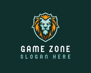 Lion Shield Gaming logo design