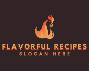 Flame Chicken Grill Logo