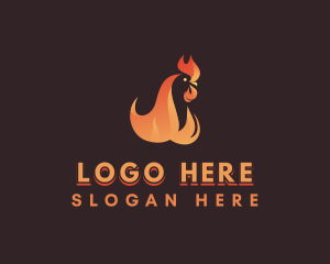 Flame Chicken Grill Logo