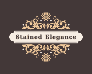 Elegant Luxury Floral Ornament logo design