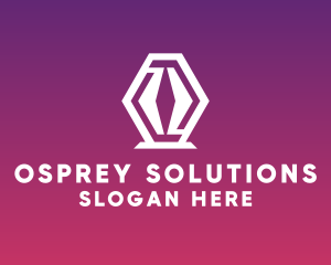 Generic Hexagon Software logo design