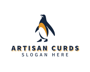 Penguin Bird Animal logo design