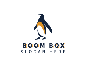 Penguin Bird Animal logo design