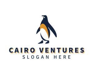 Penguin Bird Animal logo design