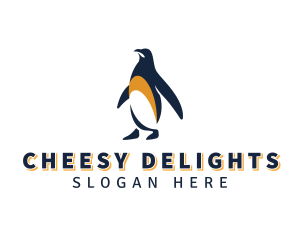 Penguin Bird Animal logo design