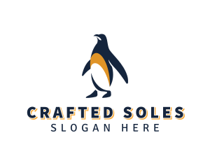 Penguin Bird Animal logo design