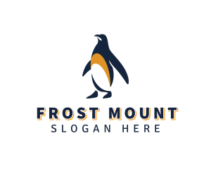 Penguin Bird Animal logo design