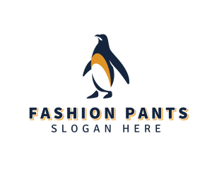 Penguin Bird Animal logo design