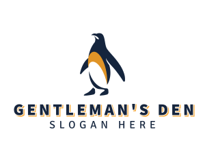 Penguin Bird Animal logo design