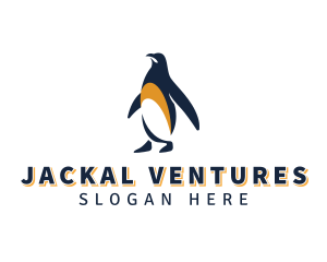 Penguin Bird Animal logo design