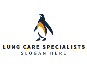 Penguin Bird Animal logo design