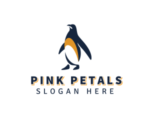 Penguin Bird Animal logo design