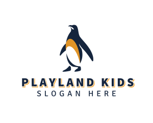 Penguin Bird Animal logo design