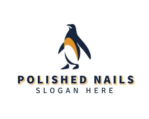 Penguin Bird Animal logo design