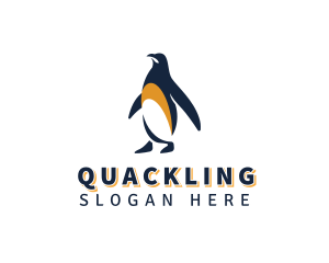 Penguin Bird Animal logo design