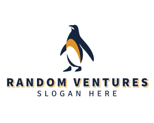 Penguin Bird Animal logo design